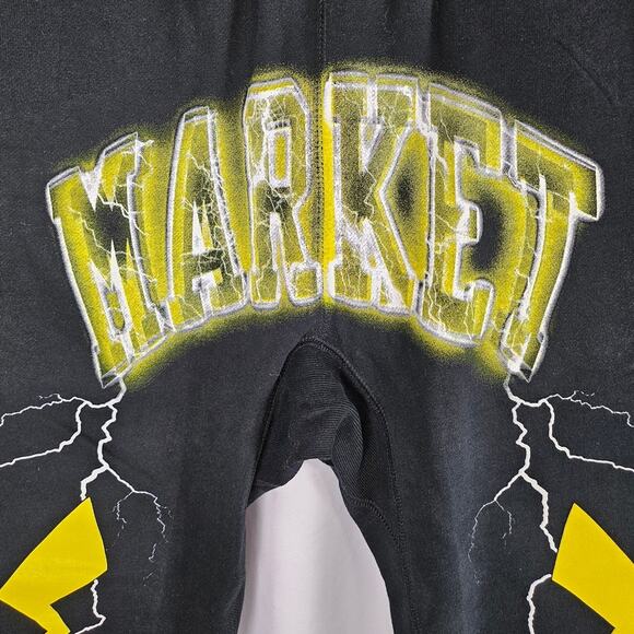MARKET SWEATPANTS - PIKACHU ELECTRIC SHOCK ARC, MEDIUM, BLACK - Picture 3 of 14